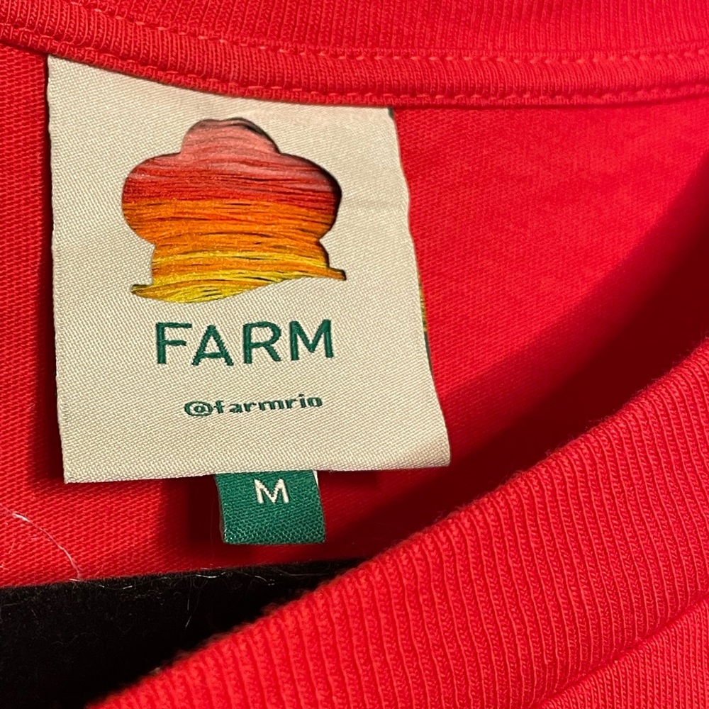 FARM Rio Red Tropical Muscle Tee - Picture 7 of 8